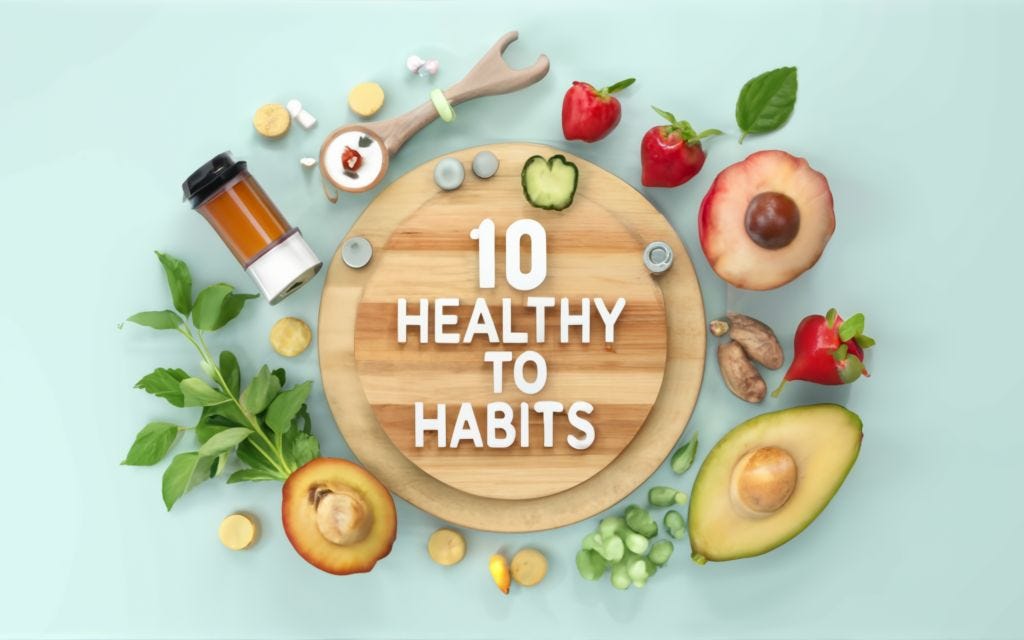 100 Healthy Habits to Include in Your Daily Routine – Live a healthy lifestyle