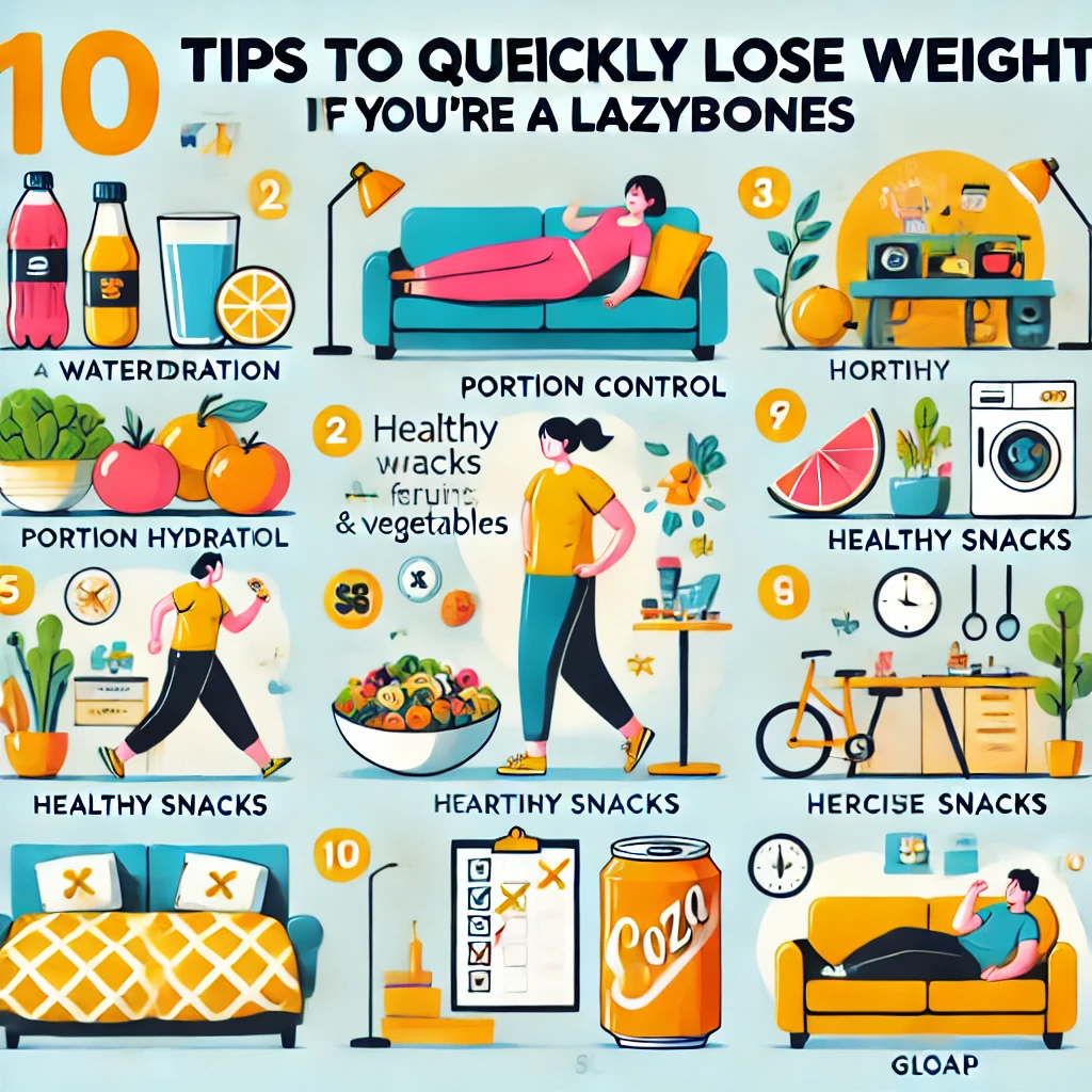 10 Tips To Quickly Lose Weight If You’re A Lazybones