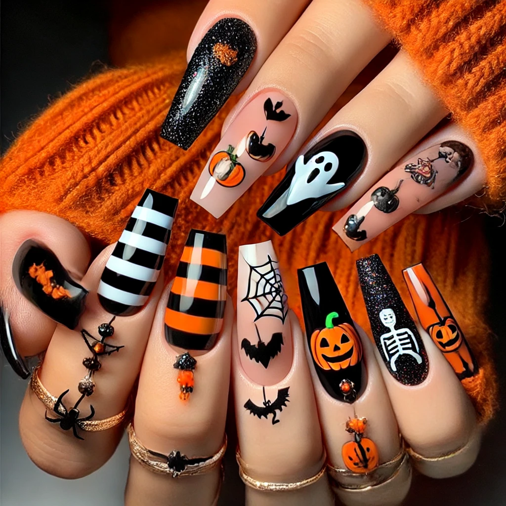 20 Halloween Nails to Try in 2024 🎃👻