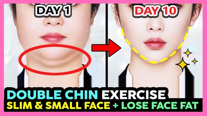 How to Get Rid of Neck Fat: 7 Double Chin Exercises & Makeup Tutorials