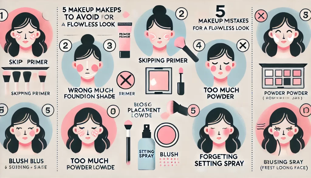 Beauty Tips: 5 Makeup Mistakes to Avoid for a Flawless Look✨💄