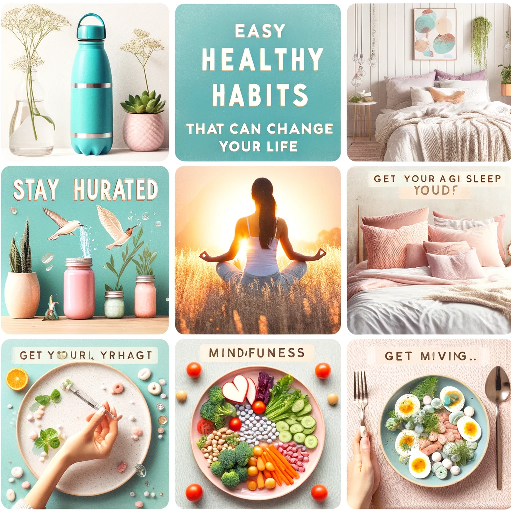 Easy Healthy Habits That Can Change Your Life 🌱💧✨